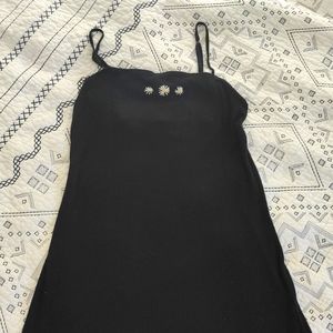 summer black mini dress